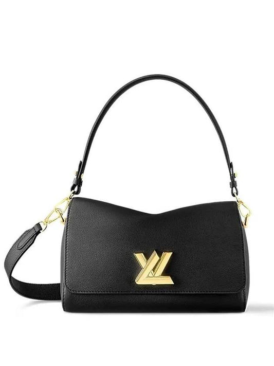 Soft Twist Other Leather Shoulder Bag Black - LOUIS VUITTON - BALAAN 2