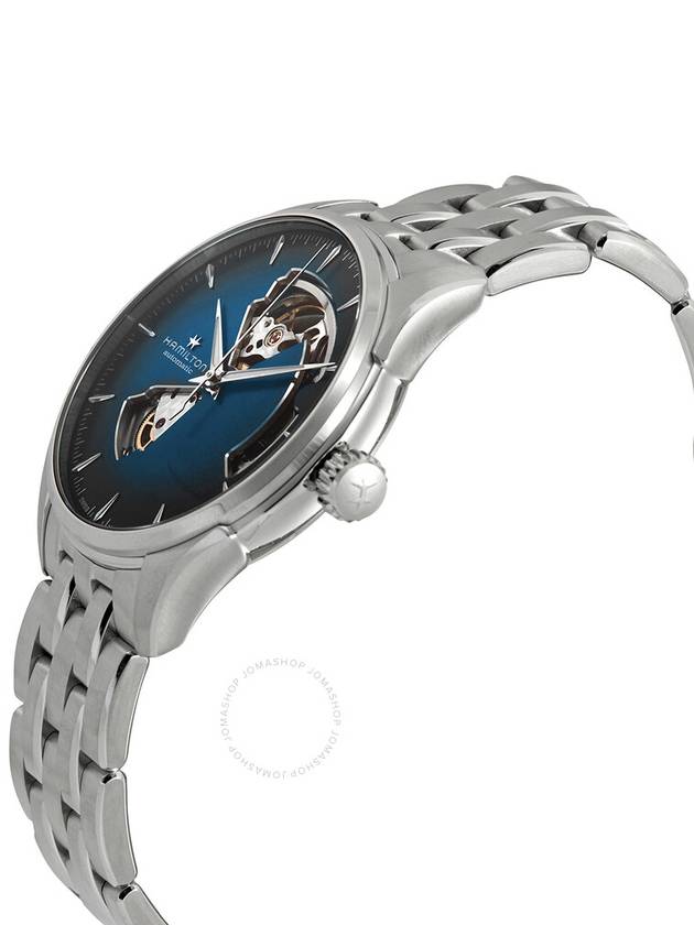 Jazzmaster Automatic 40MM Silver Watch Deep Blue - HAMILTON - BALAAN 3