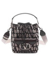 Valentino Toile Iconograph Bucket Shoulder Bag - RED VALENTINO - BALAAN 5