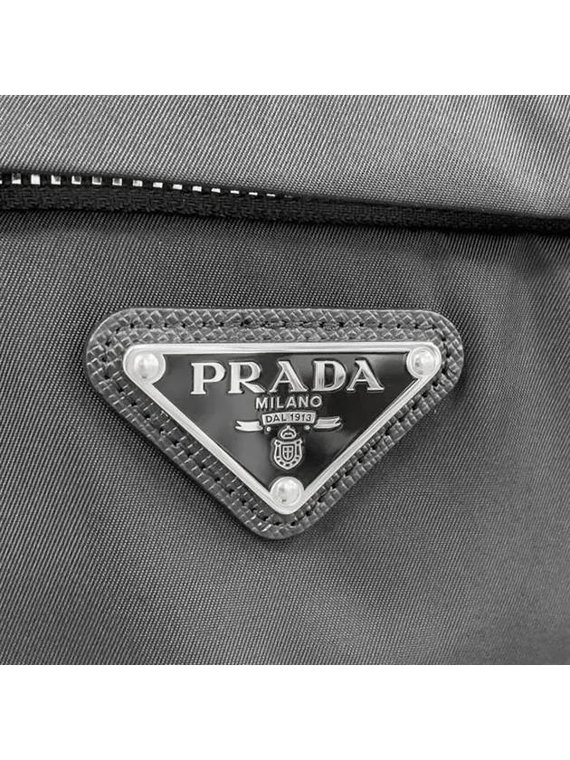 Re-Nylon Zip Up Gabardine Blouson Jacket Black - PRADA - BALAAN 5