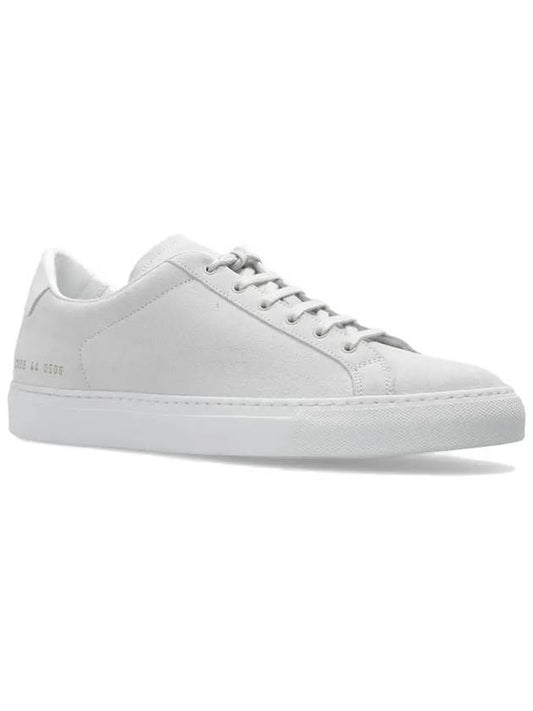 Retro Suede Low Top Sneakers White - COMMON PROJECTS - BALAAN 2