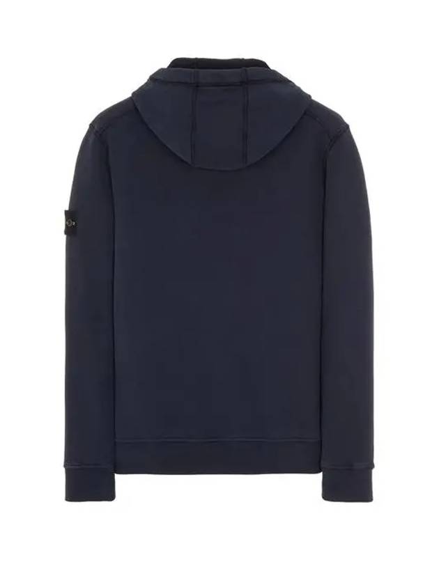 Wappen Patch Cotton Fleece Hoodie Navy - STONE ISLAND - BALAAN 3