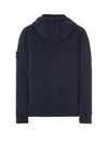 Wappen Patch Cotton Fleece Hoodie Navy - STONE ISLAND - BALAAN 2