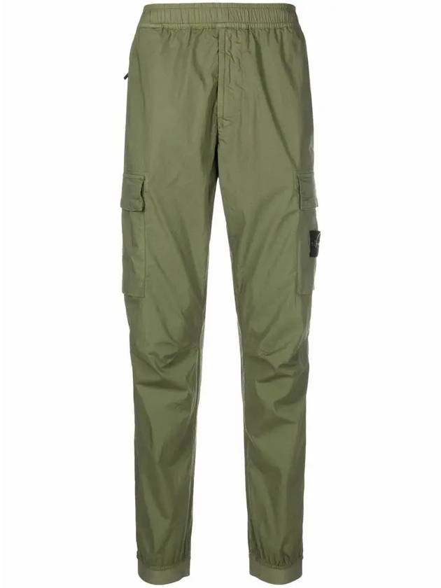 Men's Tella Paracadute Regular Fit Cargo Pants Khaki - STONE ISLAND - BALAAN 2