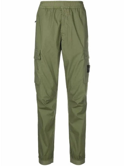 Men's Tella Paracadute Regular Fit Cargo Pants Khaki - STONE ISLAND - BALAAN 2