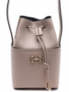 Gancini Mini Bucket Bag Beige - SALVATORE FERRAGAMO - BALAAN 2