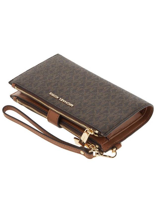 Jet Set Canvas Long Wallet Brown - MICHAEL KORS - BALAAN 5