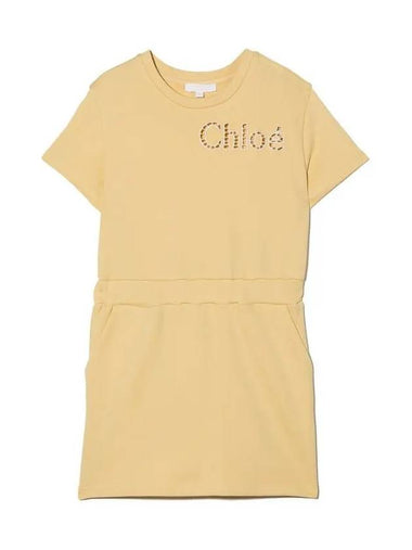 Kids Logo One Piece Yellow C12863 505 - CHLOE - BALAAN 1