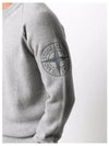 Geelong Wool Embroidery Crewneck Knit Top Light Grey - STONE ISLAND - BALAAN 6