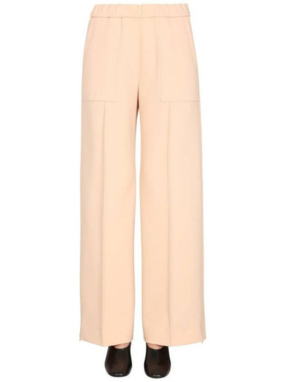 Wool Banding Wide Straight Pants Beige - JIL SANDER - BALAAN 2