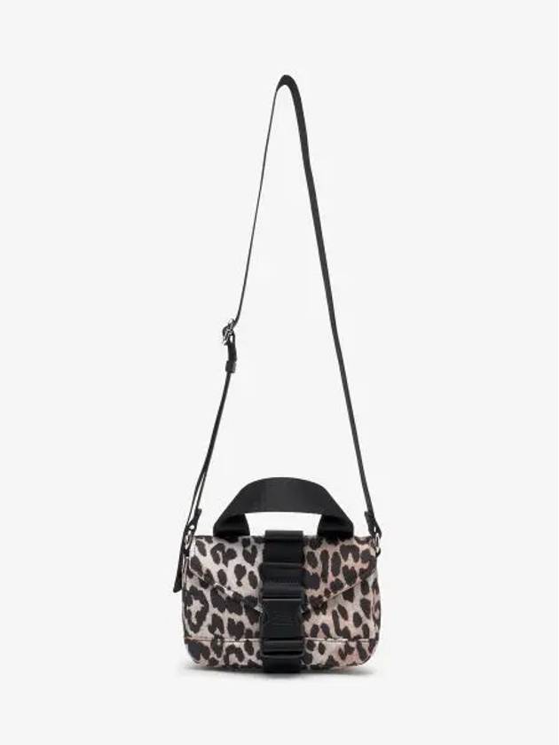 Leopard Print Tech Mini Cross Bag - GANNI - BALAAN 2