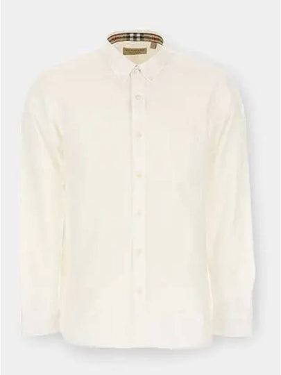 Pocket Long Sleeve Shirt White - BURBERRY - BALAAN 2