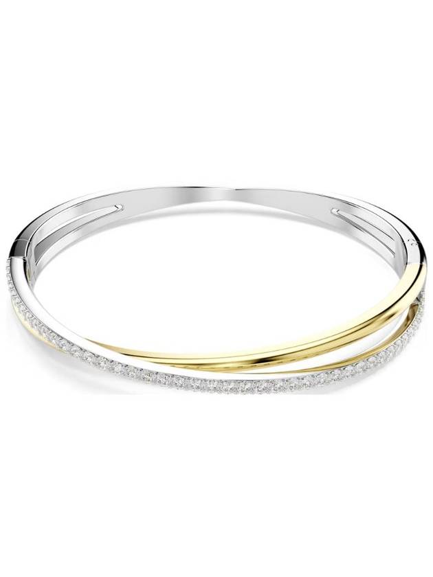 Hyperbola Bangle Round Cut Bracelet White - SWAROVSKI - BALAAN 2