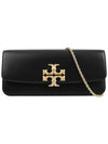 Eleanor Chain Shoulder Bag Black - TORY BURCH - BALAAN 2