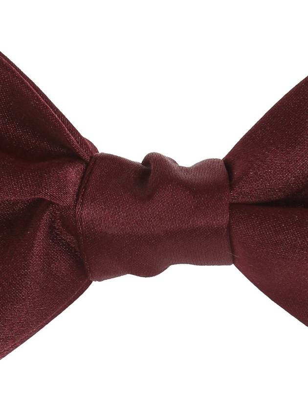 Lanvin Silk Bow Tie, Men's, Burgundy - LANVIN - BALAAN 3