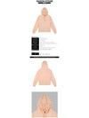 Tonal Fox Head Comfort Hoodie Peach - MAISON KITSUNE - BALAAN 3