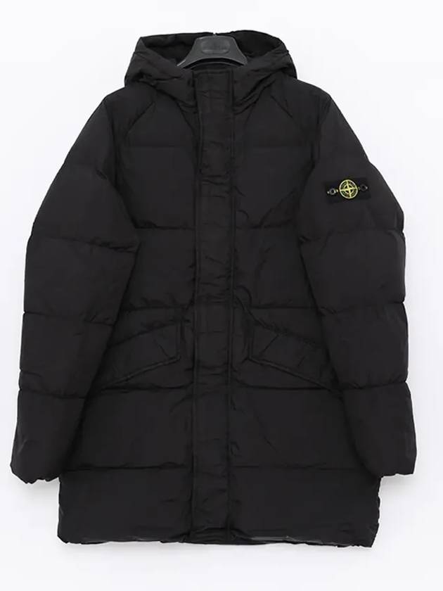 Raglan Down Padding Black - STONE ISLAND - BALAAN 3