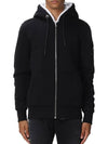 Classic Bunny Zip Up Hoodie White Lining Black - MOOSE KNUCKLES - BALAAN 3