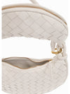 Intrecciato Gemelli Small Shoulder Bag White - BOTTEGA VENETA - BALAAN 4