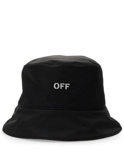 Hat OMLA033C99FAB001 1001 Black - OFF WHITE - BALAAN 2