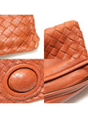 274473 Brick Color Intrecciato Nappa Weaving Foldover Clutch - BOTTEGA VENETA - BALAAN 7