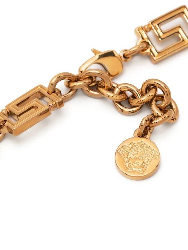 Medusa Chain Greca Necklace Gold - VERSACE - BALAAN 4