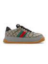 GG Screener Logo Jacquard Low Top Sneakers Beige - GUCCI - BALAAN 2