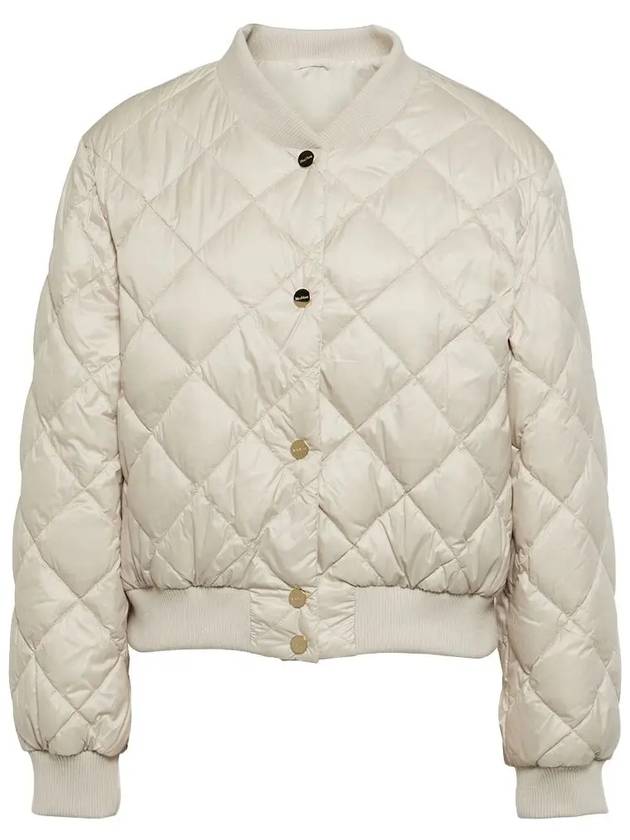 Bisoft Water Repellent Reversible Padded Jacket Beige - MAX MARA - BALAAN 5