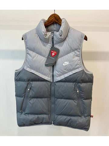 Padded vest FB8193 077 Two tone gray MENS M Asian fit - NIKE - BALAAN 1