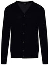 Samuel V-Neck Wool Cardigan Blue - A.P.C. - BALAAN 2