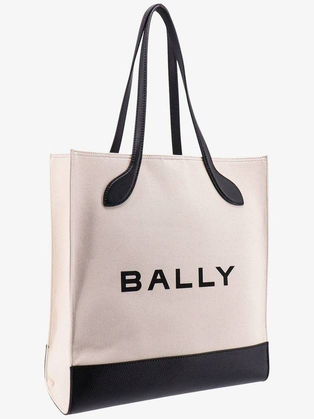 Bar Keep On NS Logo Tote Bag White - BALLY - BALAAN 2