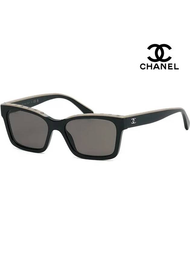 Sunglasses CH5417 C534 3 Logo Lettering Fashion Horned Rim - CHANEL - BALAAN 7