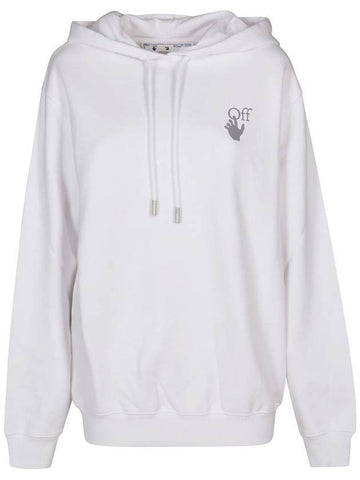 Women's Flower Logo Arrow Hood White - OFF WHITE - BALAAN.