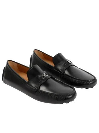 Gancini Men s Driving Shoes EEE FLORIN NERO 0762659 - SALVATORE FERRAGAMO - BALAAN 1