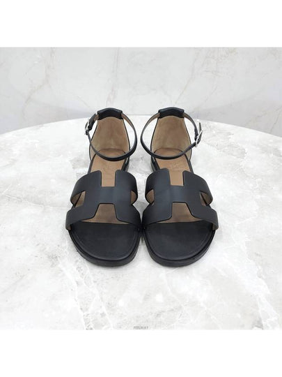 Lux You 35 Santorini Sandals Black H182138Z - HERMES - BALAAN 2