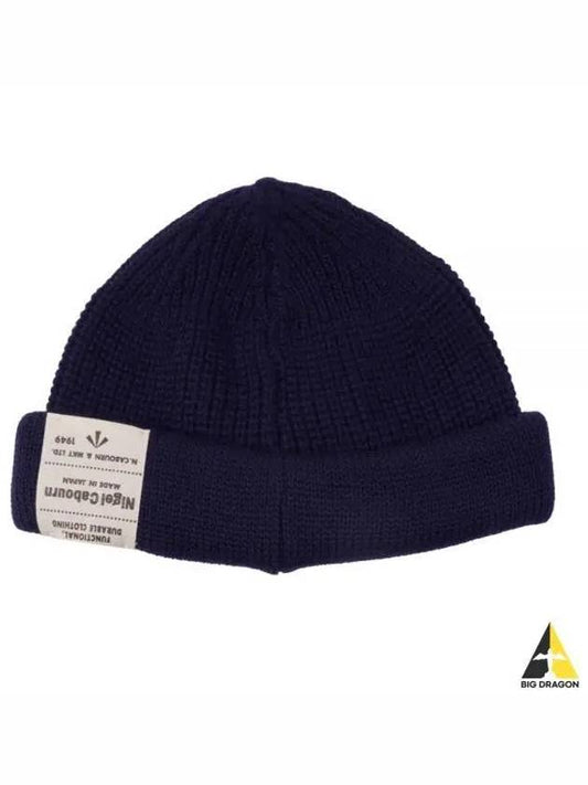 CLASSIC WOOL BEANIE 80470066010 NAVY classic wool beanie - NIGEL CABOURN - BALAAN 1