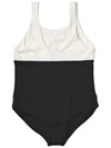 Kids Logo Two tone Swimsuit 2C000 08 89A04 999 - MONCLER - BALAAN 3