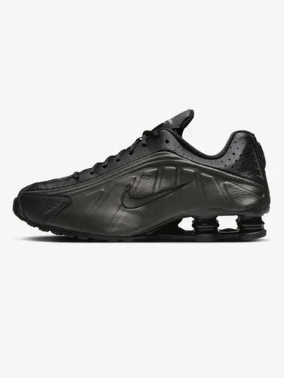 Shox R4 Lace-Up Low Top Sneakers Black - NIKE - BALAAN 2