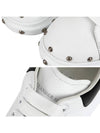 Studded Oversole Low-Top Sneakers White Black - ALEXANDER MCQUEEN - BALAAN 8