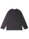 Overfit Layered Long T-Shirt Charcoal - FOREEDCLUB - BALAAN 3