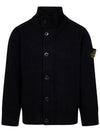 Kids Stone Island Knit Sweatshirt MO8116503Z1 V0029 BLACK - STONE ISLAND - BALAAN 1