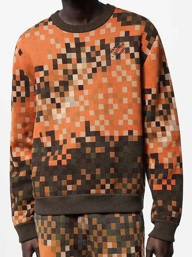 JACQUARD COTTON PULLOVER 1AFXRM - LOUIS VUITTON - BALAAN 4