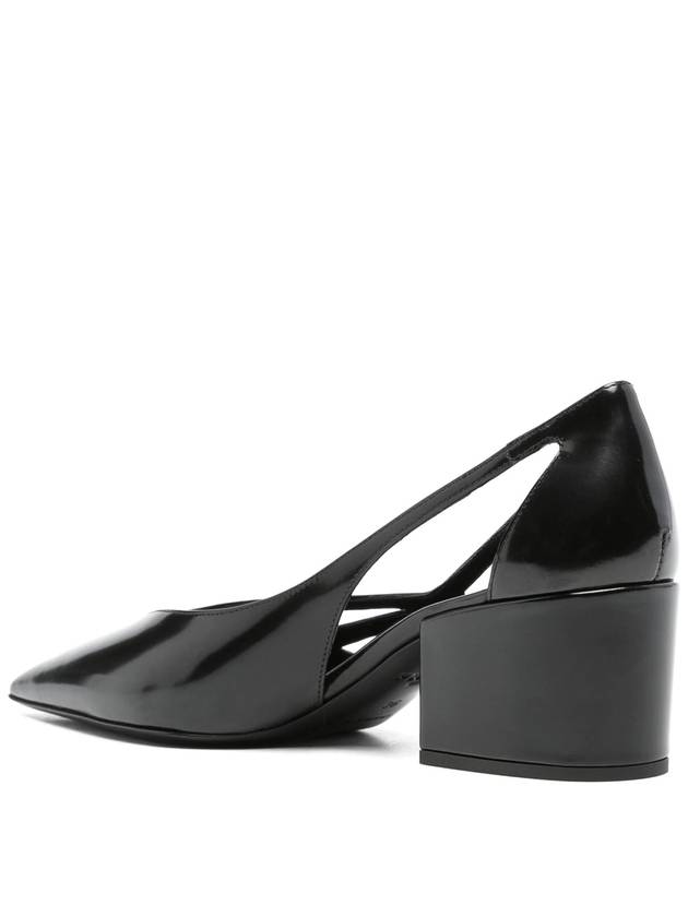 Debossed Logo 55mm Pump Heel Black - PRADA - BALAAN 4