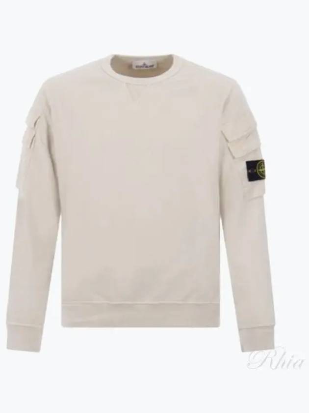 Men's Wappen Patch Cargo Pocket Sweatshirt Plaster - STONE ISLAND - BALAAN 2