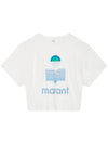 Women s Sunset T shirt TS0048FA B1N11E 20WH - ISABEL MARANT - BALAAN 2