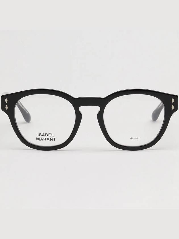 Glasses frame IM0019 807 black horn rim - ISABEL MARANT - BALAAN 4