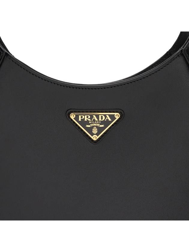 Medium Leather Shoulder Bag Black - PRADA - BALAAN 8