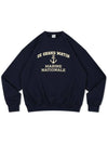 V Heavy Sweat Marine Sweatshirt Navy - DE GRAND MATIN - BALAAN 3