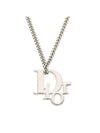 Oblique Pendant Necklace Silver - DIOR - BALAAN.