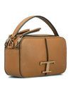 T Timeless Leather Cross Bag Brown - TOD'S - BALAAN 4